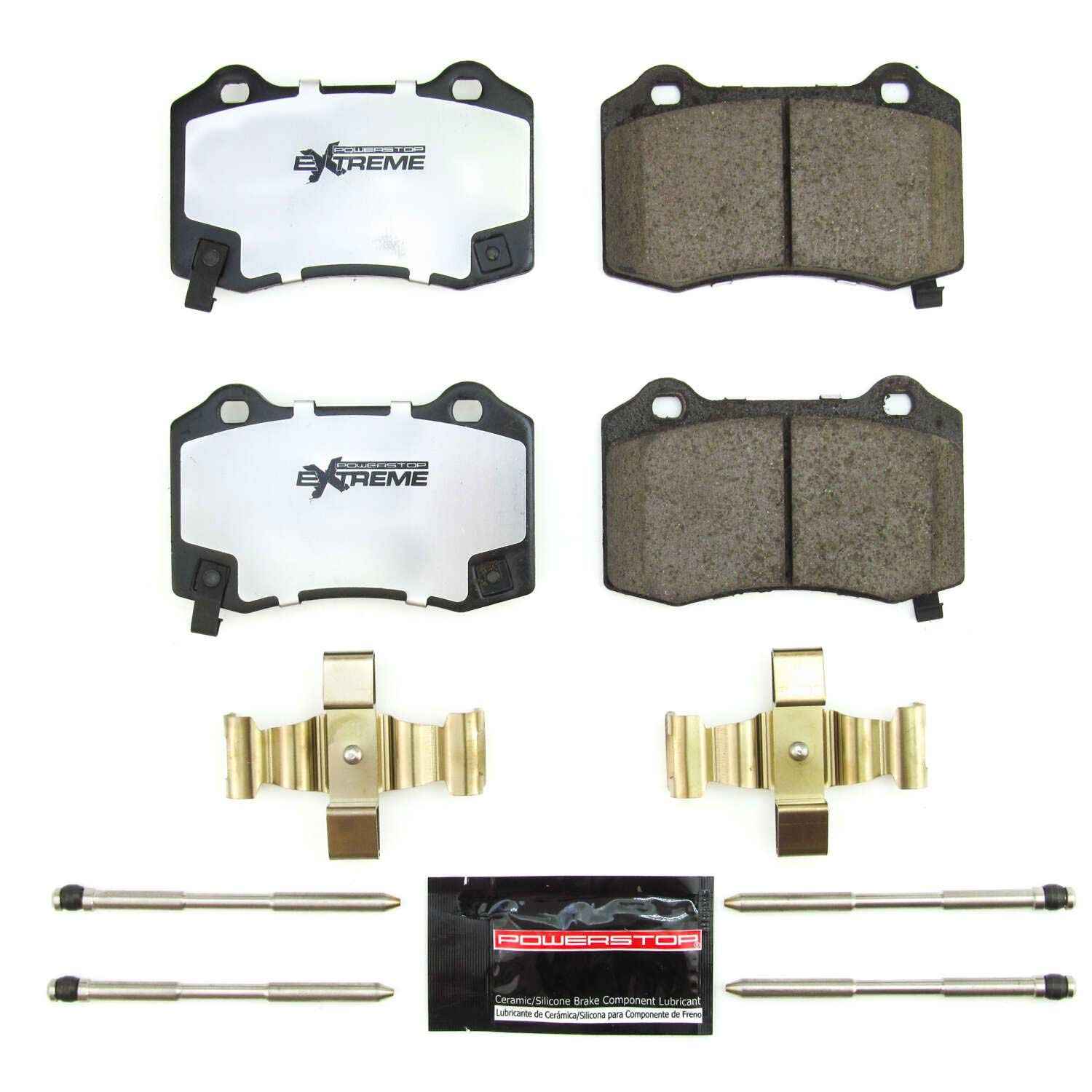 Power Stop 18-21 Jeep Grand Cherokee Rear Z26 Extreme Street Brake Pads w/Hardware Z26-1053B