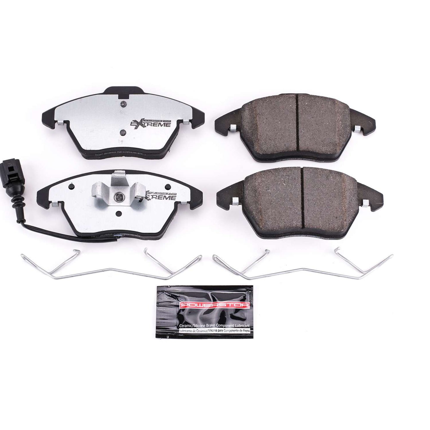 PowerStop Power Stop 06-13 Audi A3 Front Z26 Extreme Street Brake Pads w/Hardware Z26-1107