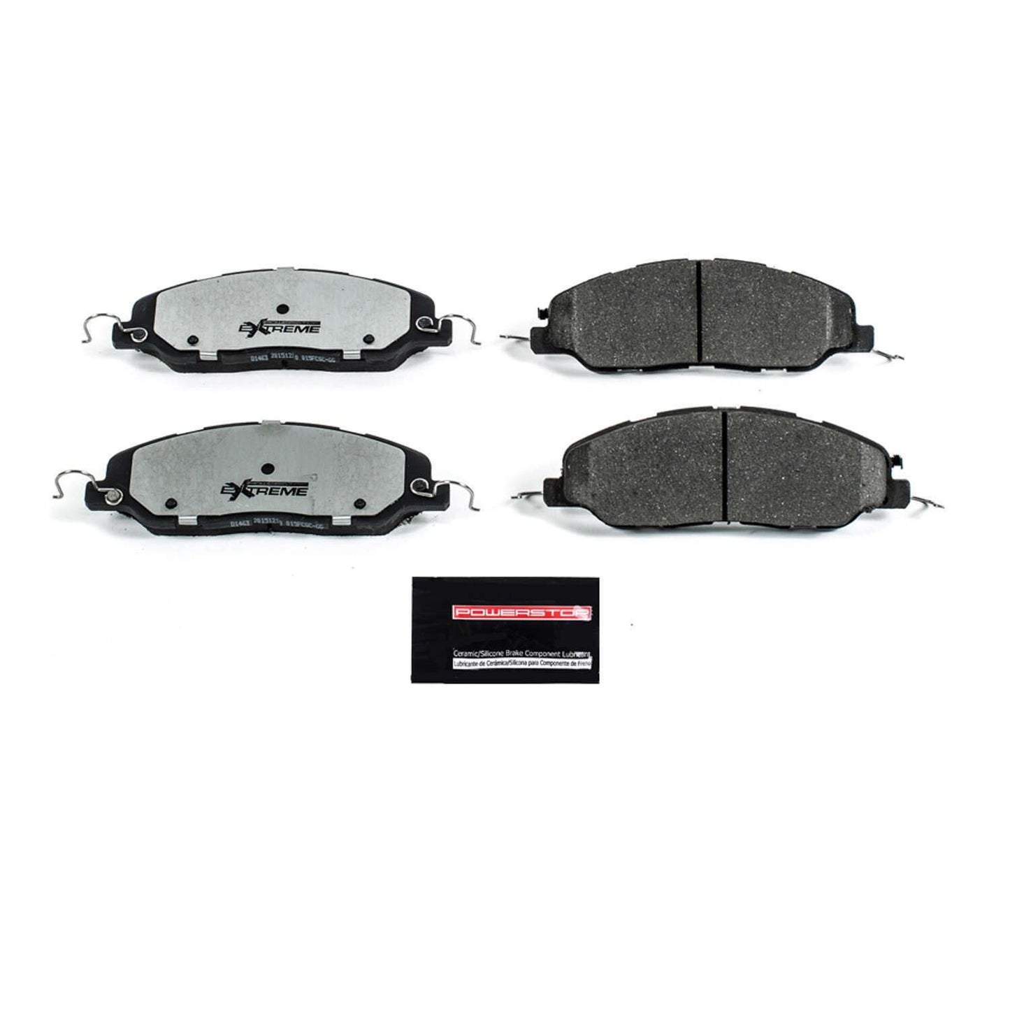PowerStop Power Stop 11-14 Ford Mustang Front Z26 Extreme Street Brake Pads w/Hardware Z26-1463