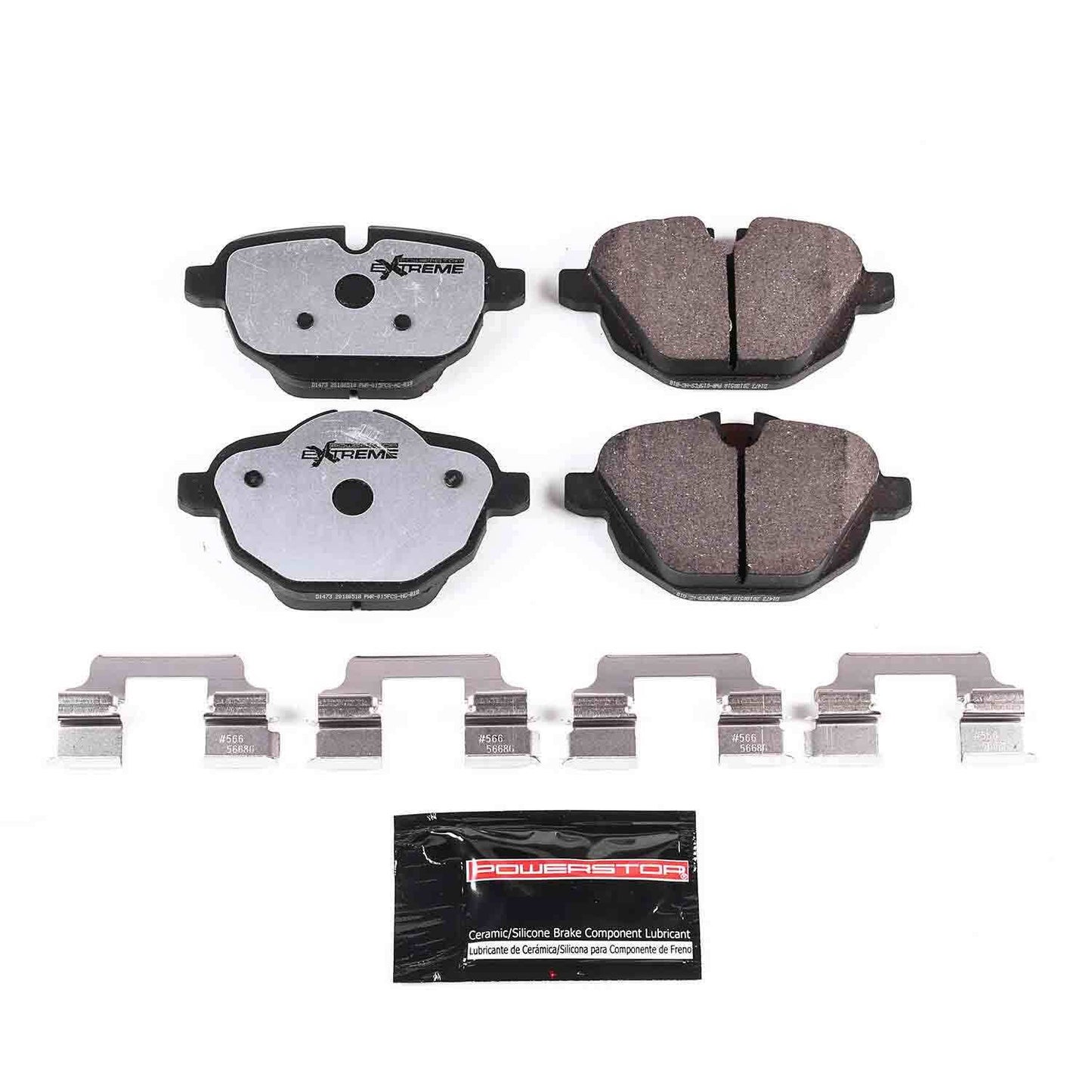 PowerStop Power Stop 11-16 BMW 528i Rear Z26 Extreme Street Brake Pads w/Hardware Z26-1473