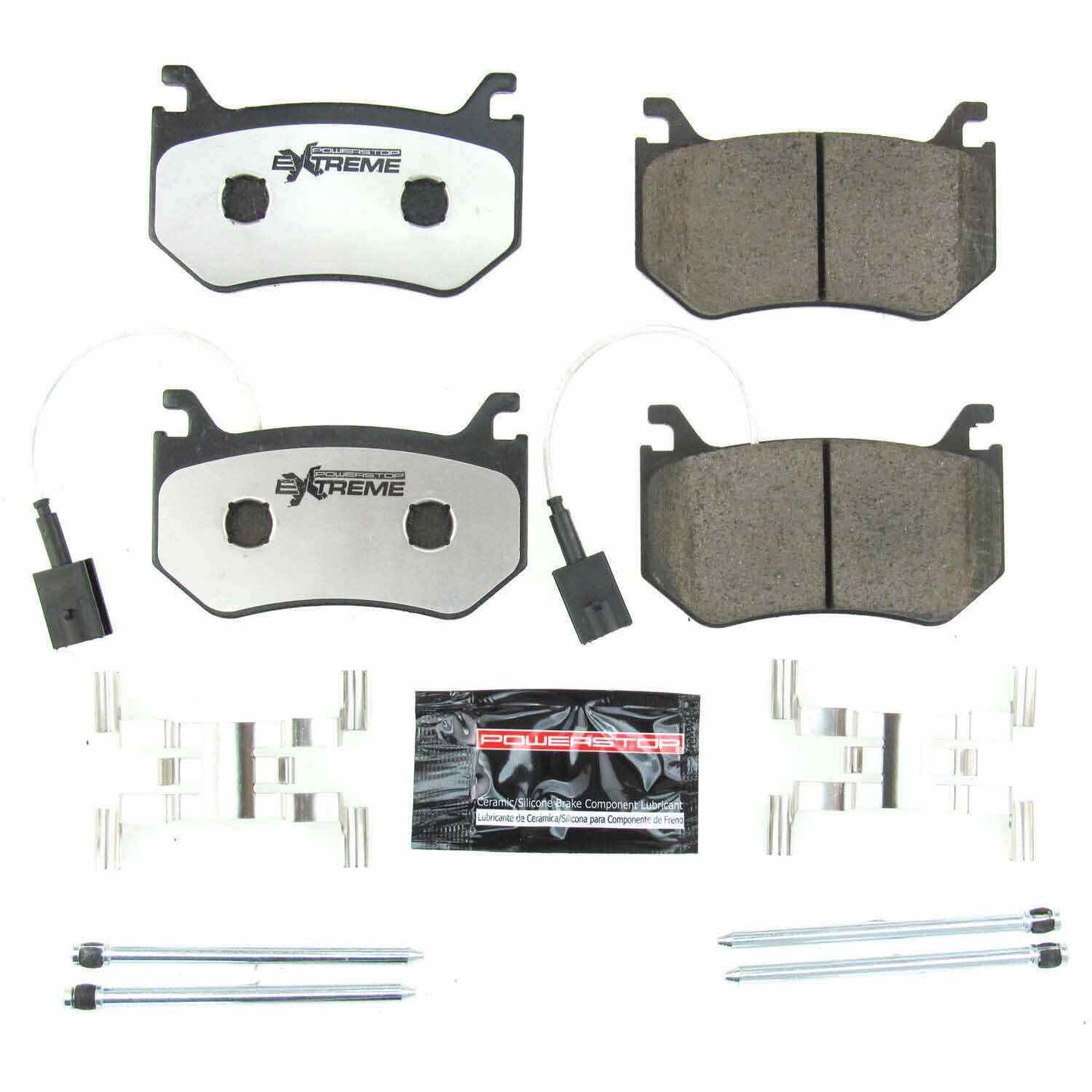 PowerStop Power Stop 17-18 Alfa Romeo Giulia Rear Z26 Extreme Street Brake Pads w/Hardware Z26-2043