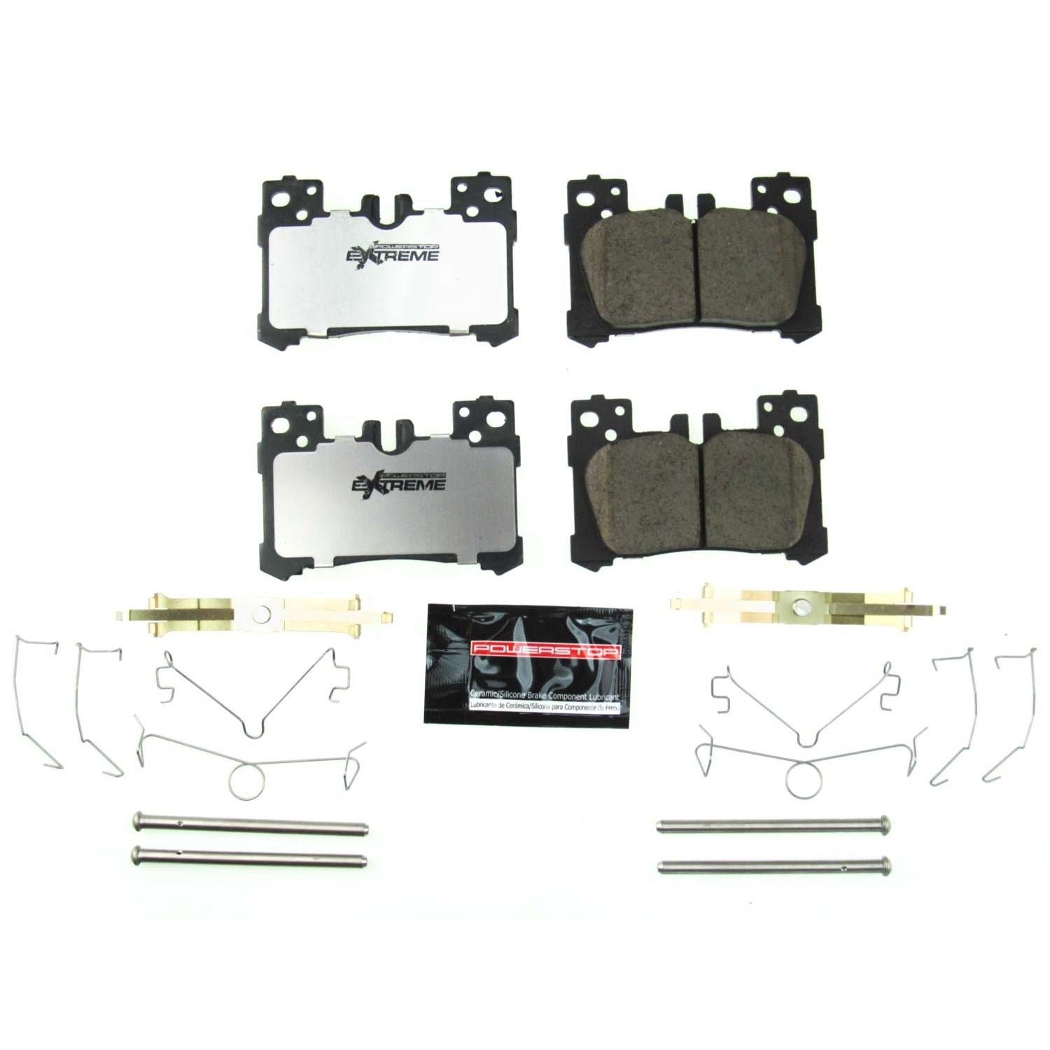Power Stop 2018 Lexus LC500 Rear Z26 Extreme Street Brake Pads w/Hardware Z26-2063