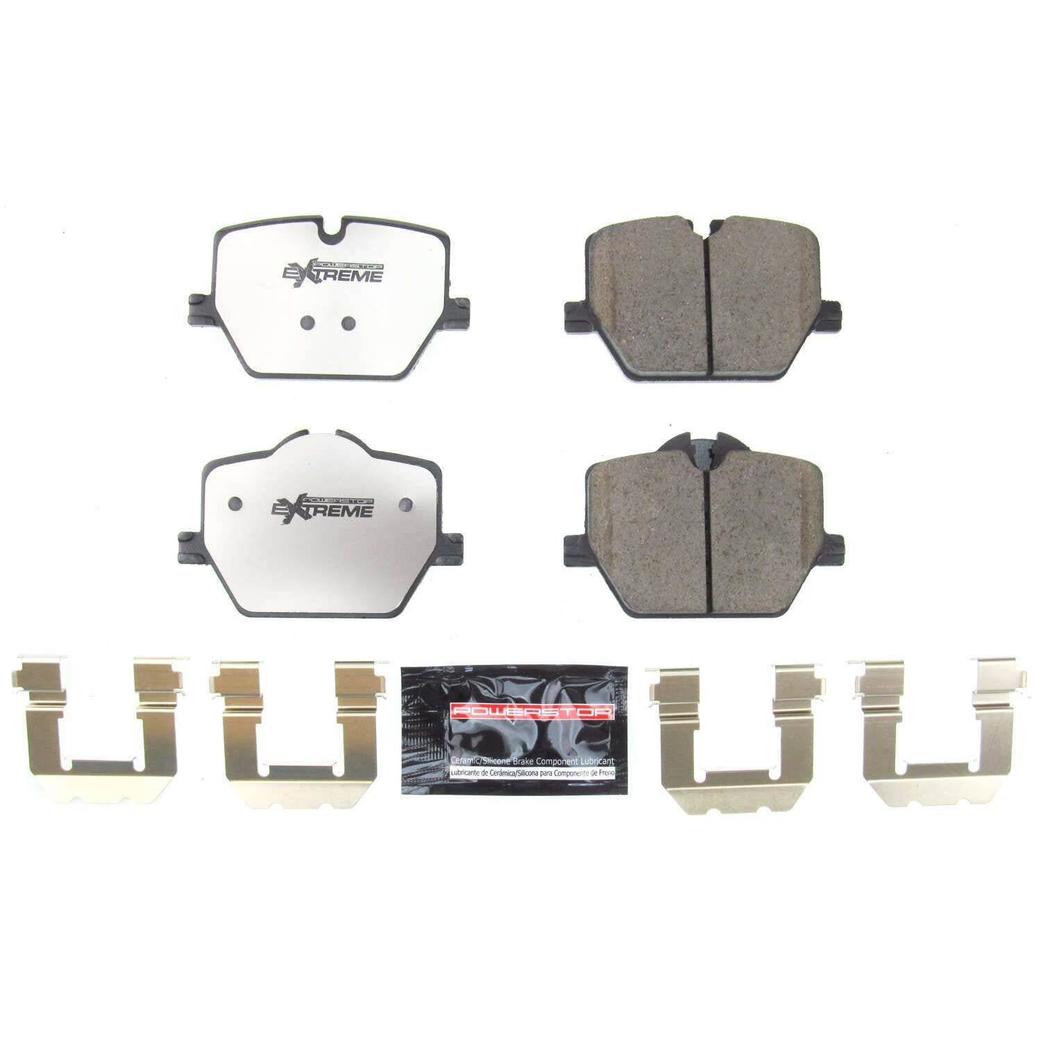Power Stop 2019 BMW 330i Rear Z26 Extreme Street Brake Pads w/Hardware Z26-2220