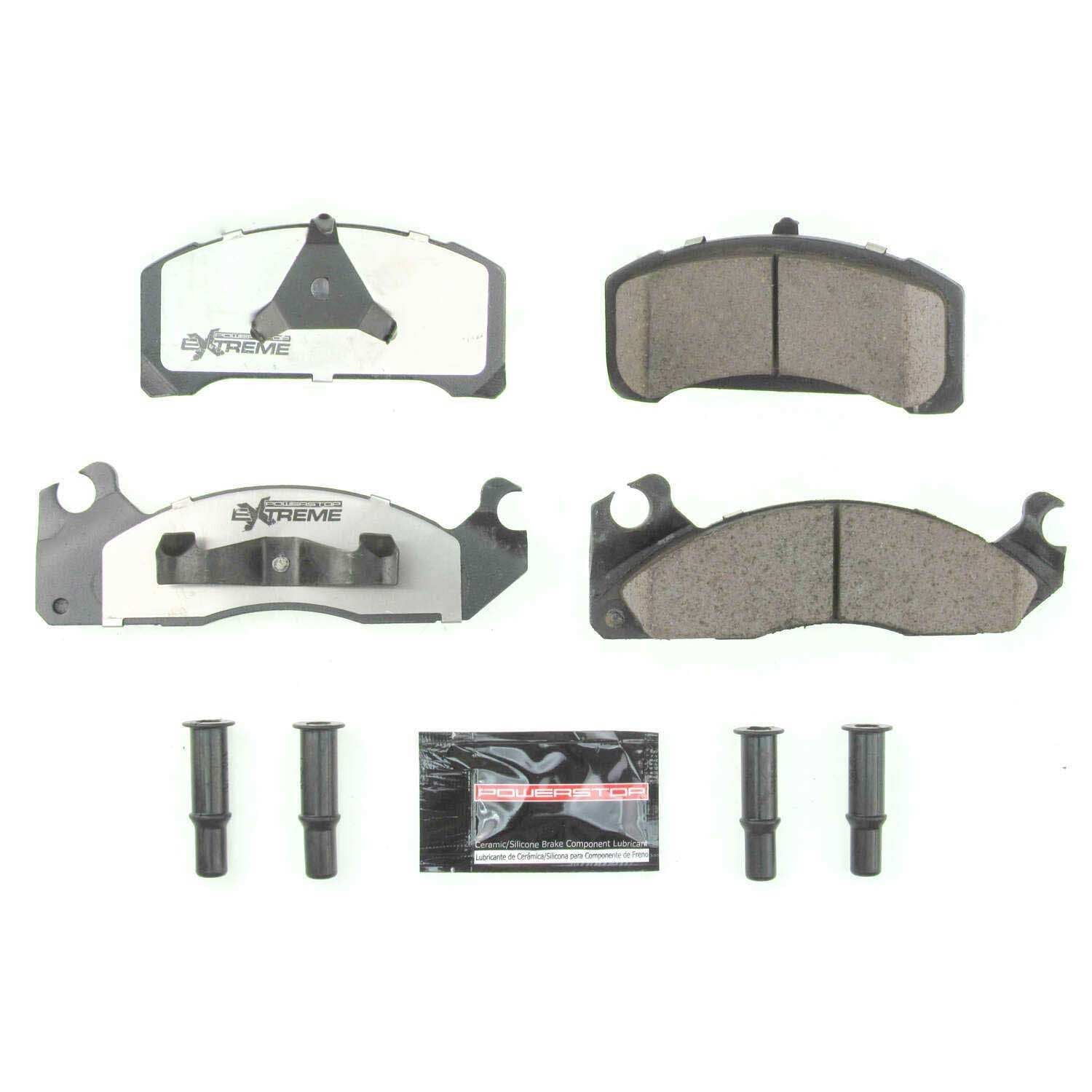 Power Stop 1983 Ford Fairmont Front Z26 Extreme Street Brake Pads w/Hardware Z26-310