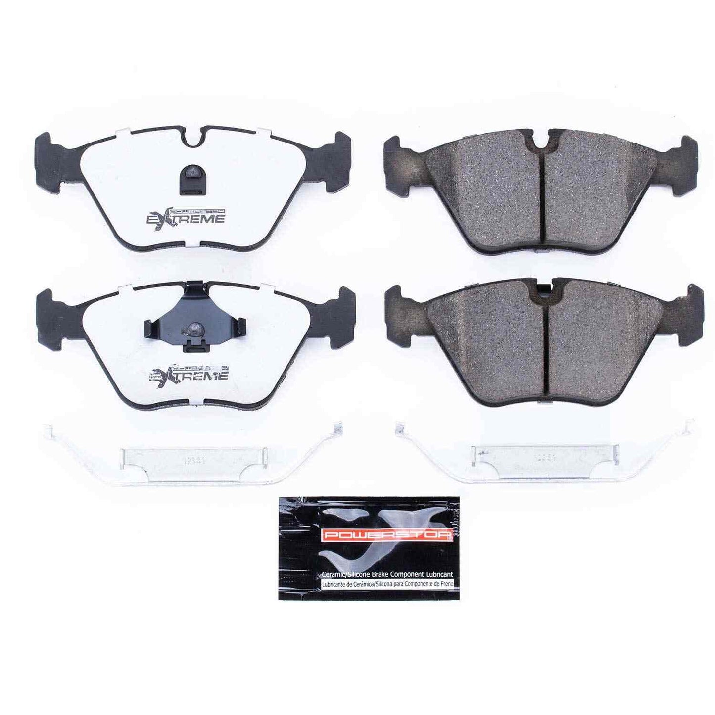 PowerStop Power Stop 89-91 Audi 200 Front Z26 Extreme Street Brake Pads w/Hardware Z26-394