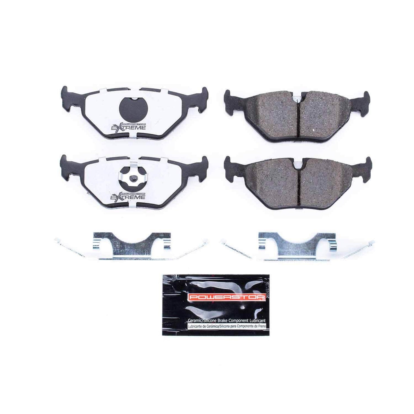 PowerStop Power Stop 91-98 BMW 318i Rear Z26 Extreme Street Brake Pads w/Hardware Z26-396