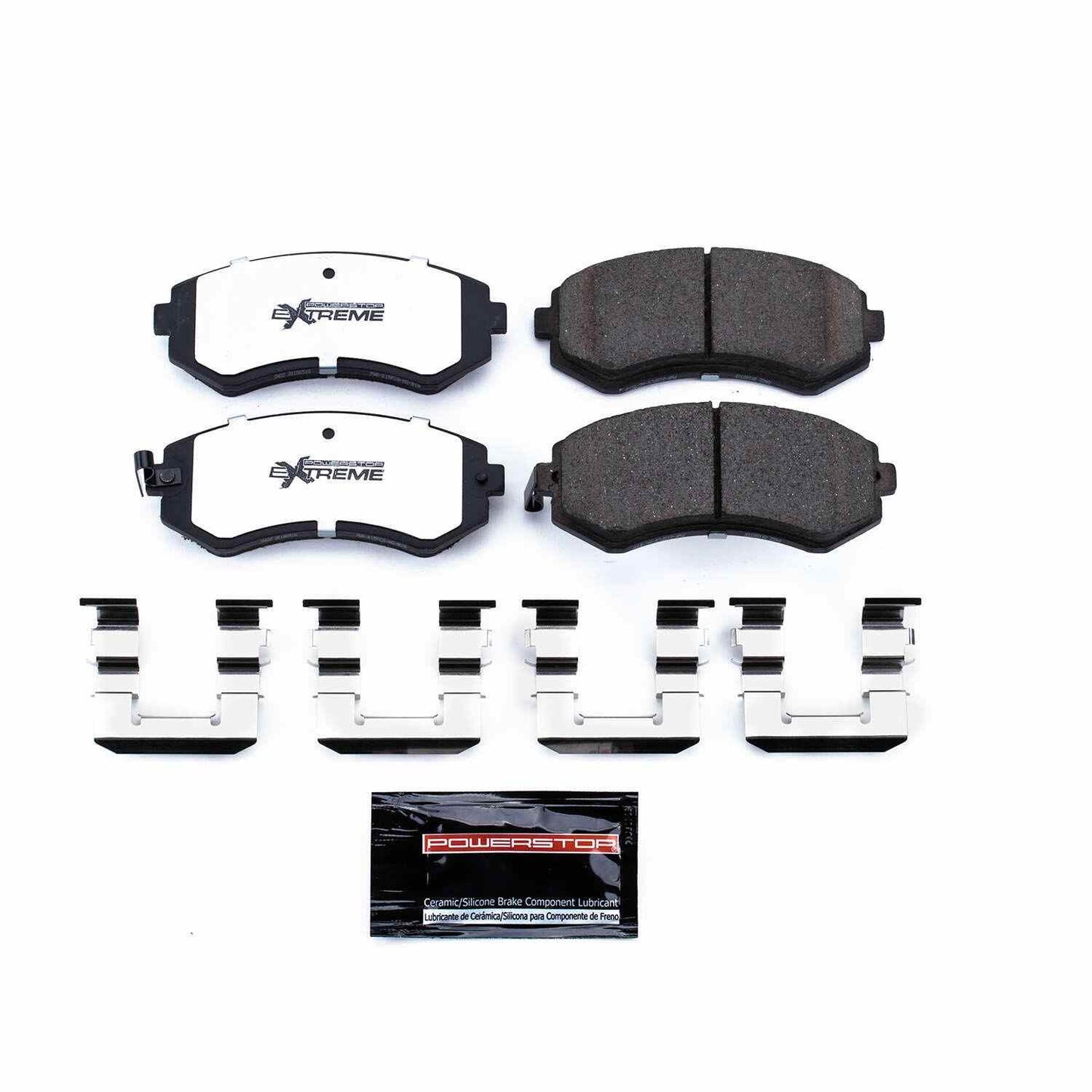 PowerStop Power Stop 89-96 Nissan 240SX Front Z26 Extreme Street Brake Pads w/Hardware Z26-422
