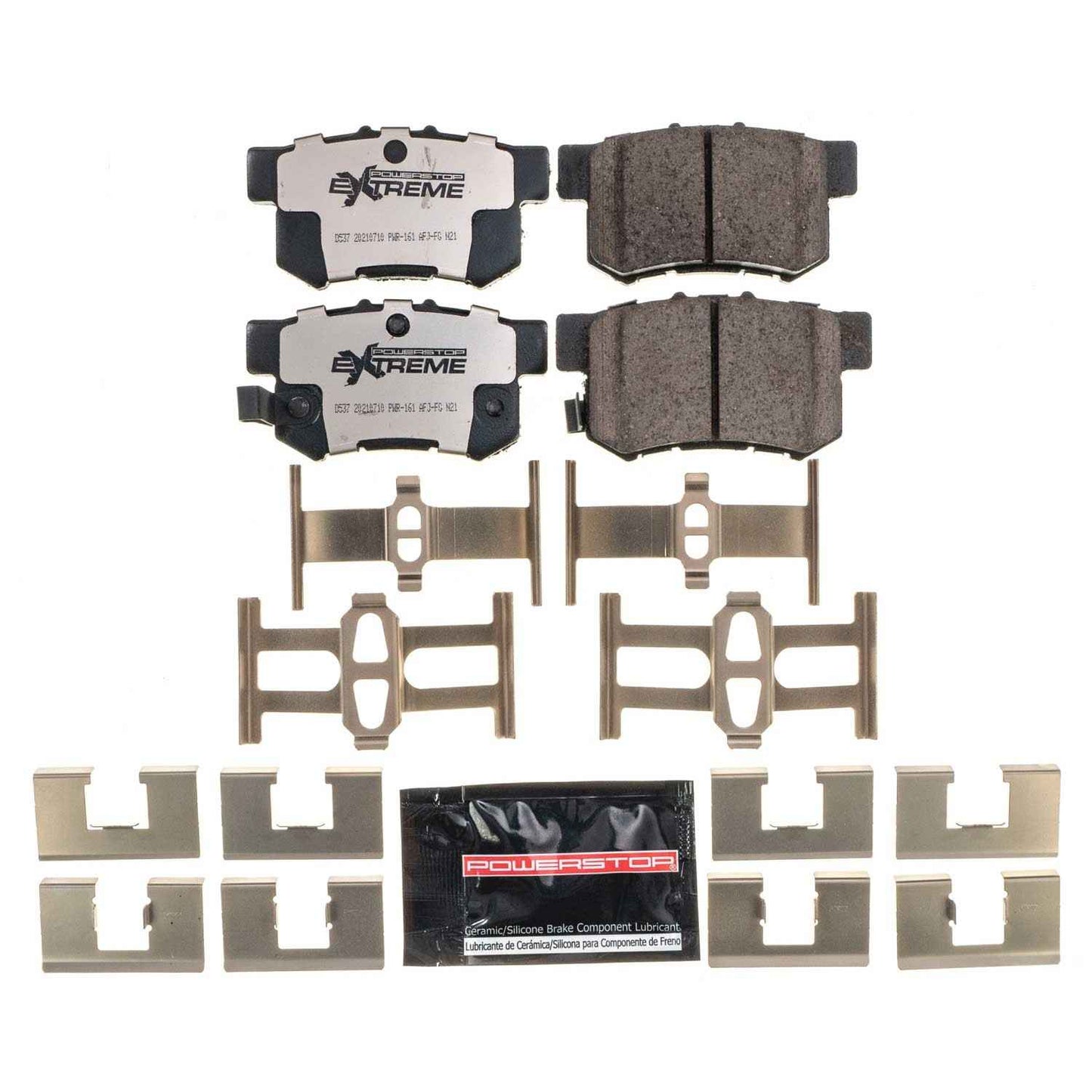 PowerStop Power Stop 97-99 Acura CL Rear Z26 Extreme Street Brake Pads w/Hardware Z26-537