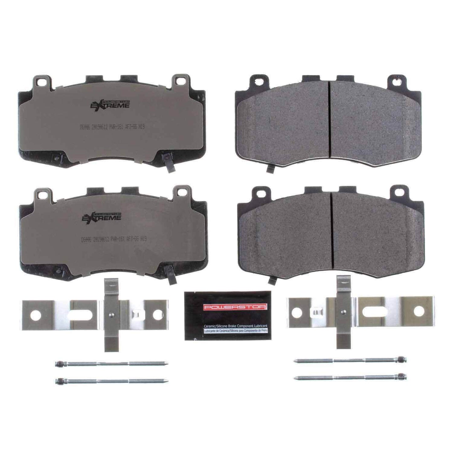 PowerStop Power Stop 18-19 Jeep Grand Cherokee Front Z26 Extreme Street Brake Pads w/Hardware Z26-6006