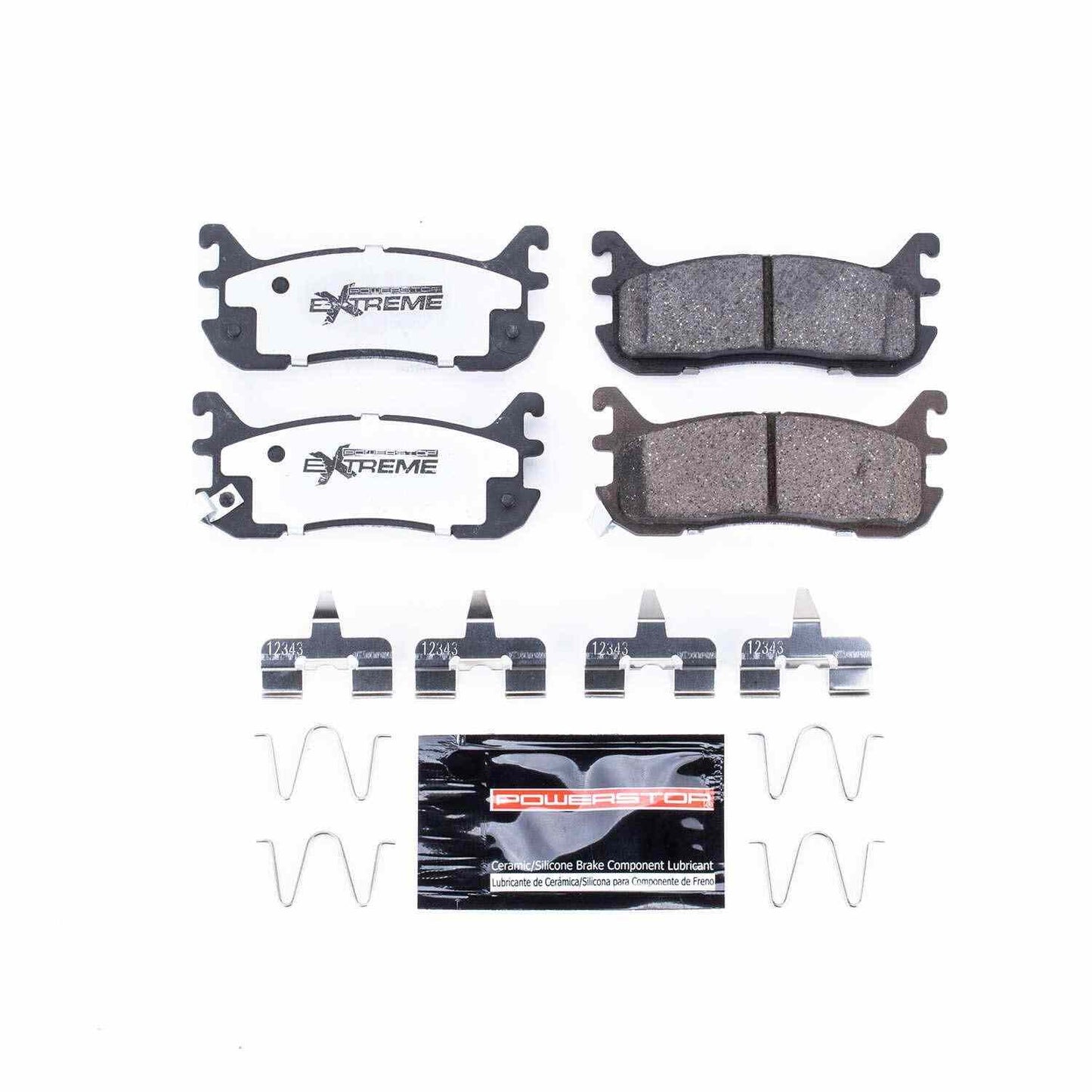PowerStop Power Stop 97-03 Ford Escort Rear Z26 Extreme Street Brake Pads w/Hardware Z26-636