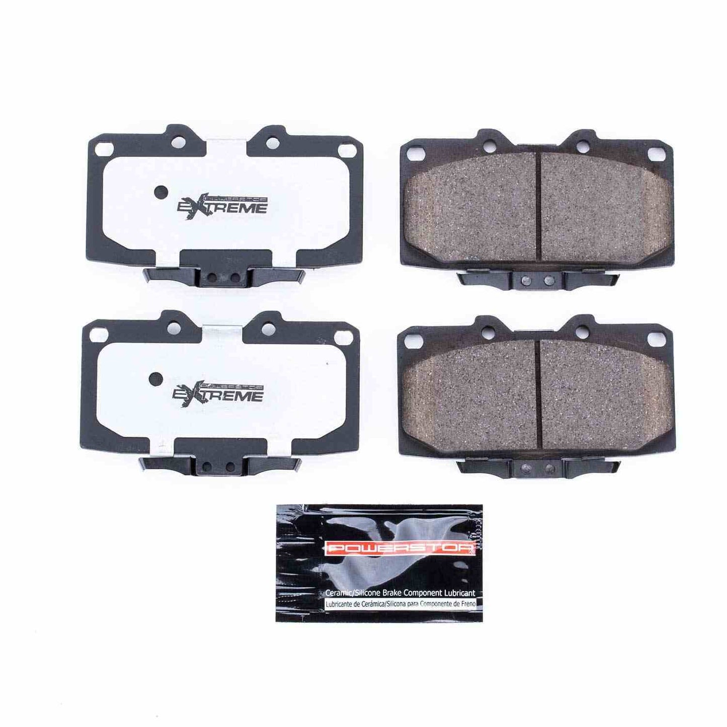 PowerStop Power Stop 89-96 Nissan 300ZX Front Z26 Extreme Street Brake Pads w/Hardware Z26-647