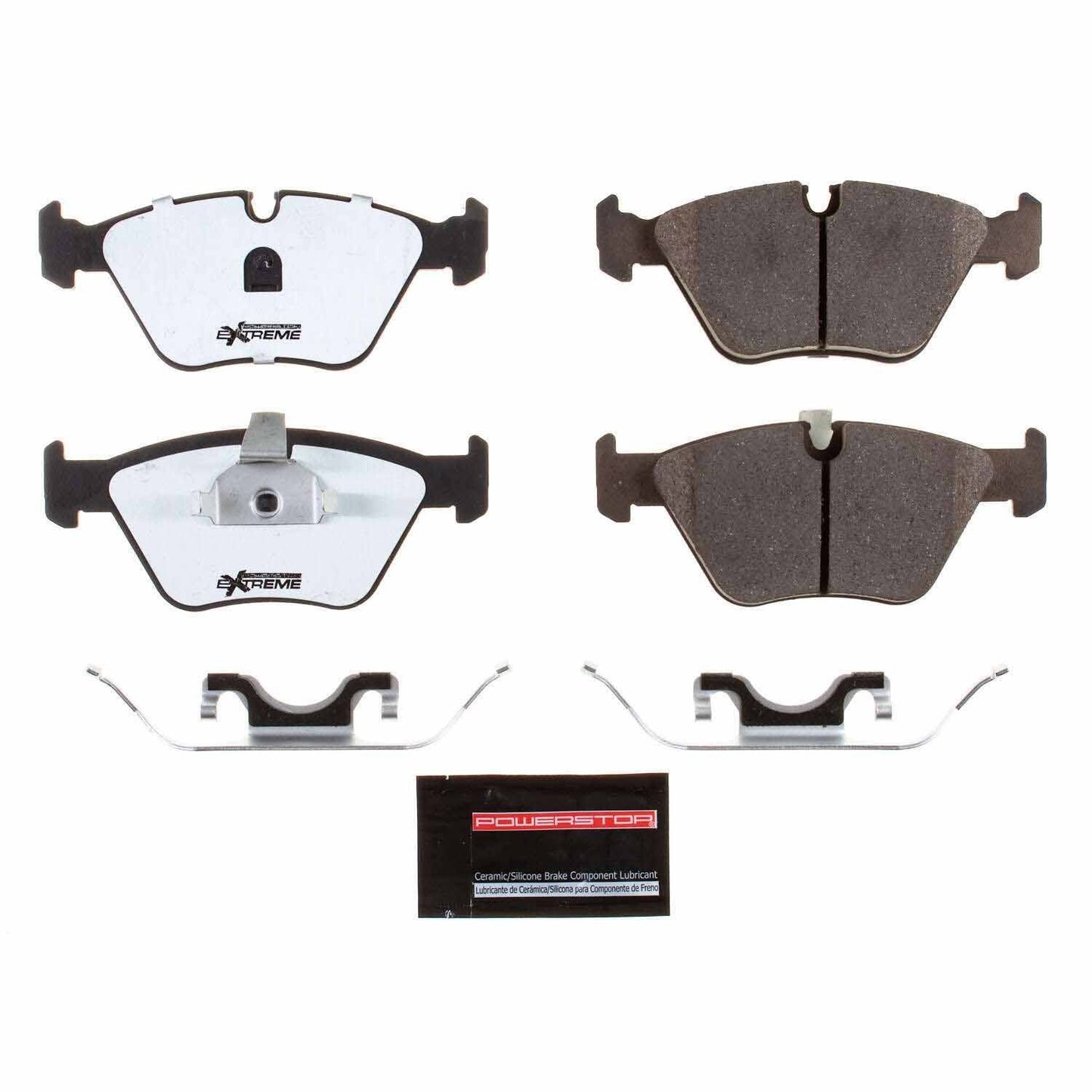 PowerStop Power Stop 01-05 BMW 525i Front Z26 Extreme Street Brake Pads w/Hardware Z26-725