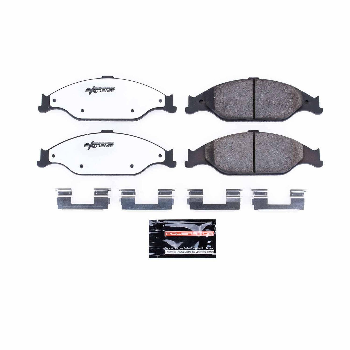 PowerStop Power Stop 99-04 Ford Mustang Front Z26 Extreme Street Brake Pads w/Hardware Z26-804