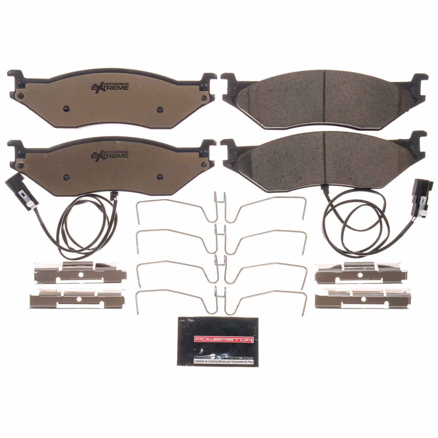 PowerStop Power Stop 08-09 Ford F-53 Motorhome Chassis Rear Z36 Truck & Tow Brake Pads w/Hardware Z36-1066C