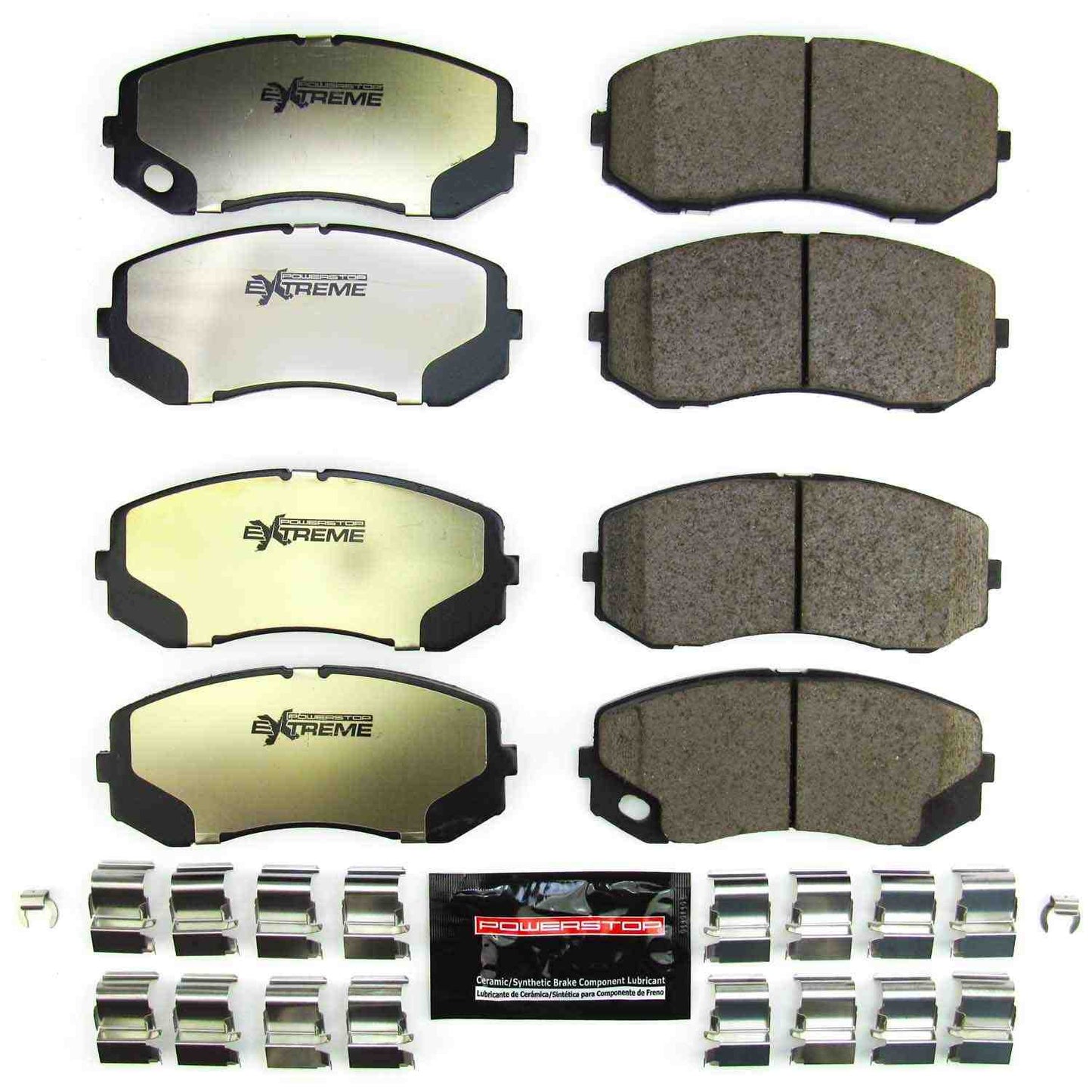 PowerStop Power Stop 2005 Mitsubishi Fuso FE120 Front/Rear Z36 Truck & Tow Brake Pads w/Hardware Z36-1265