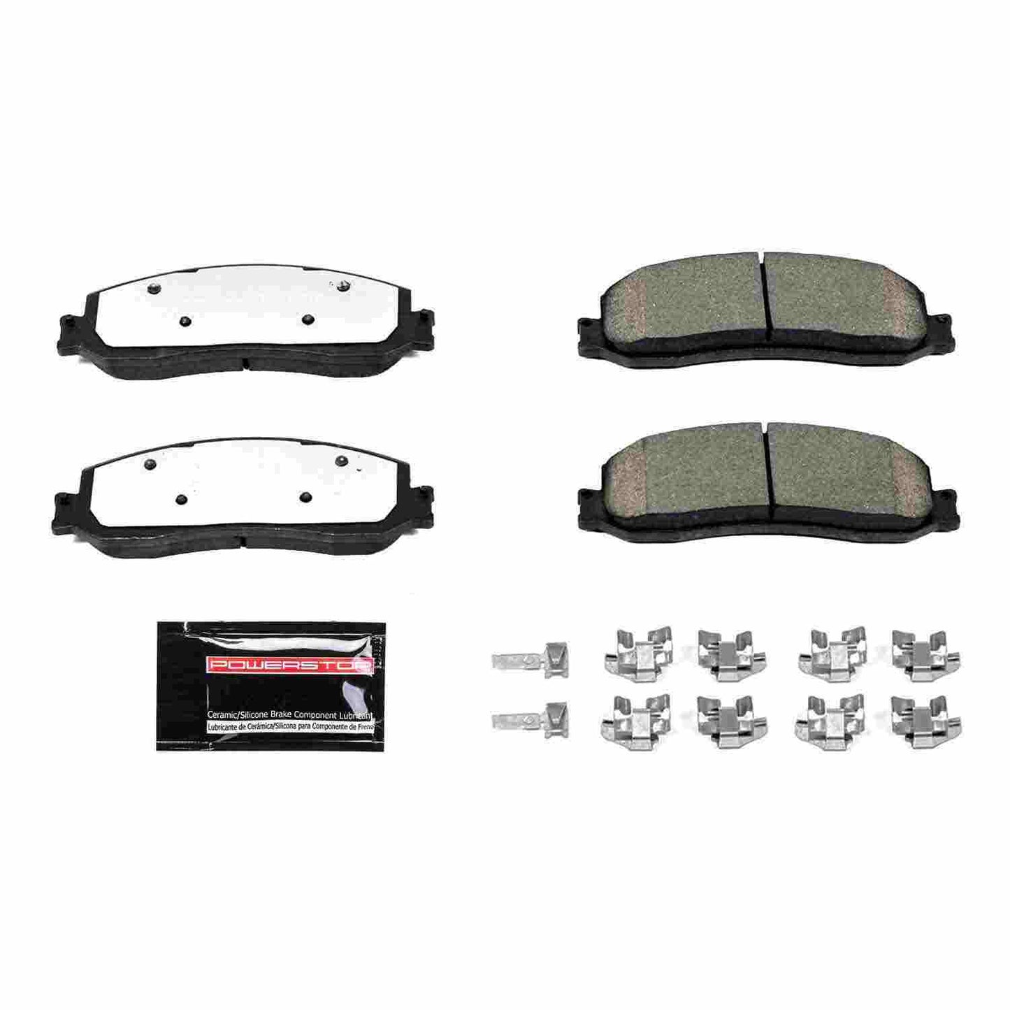 PowerStop Power Stop 2012 Ford F-250 Super Duty Front Z36 Truck & Tow Brake Pads w/Hardware Z36-1631