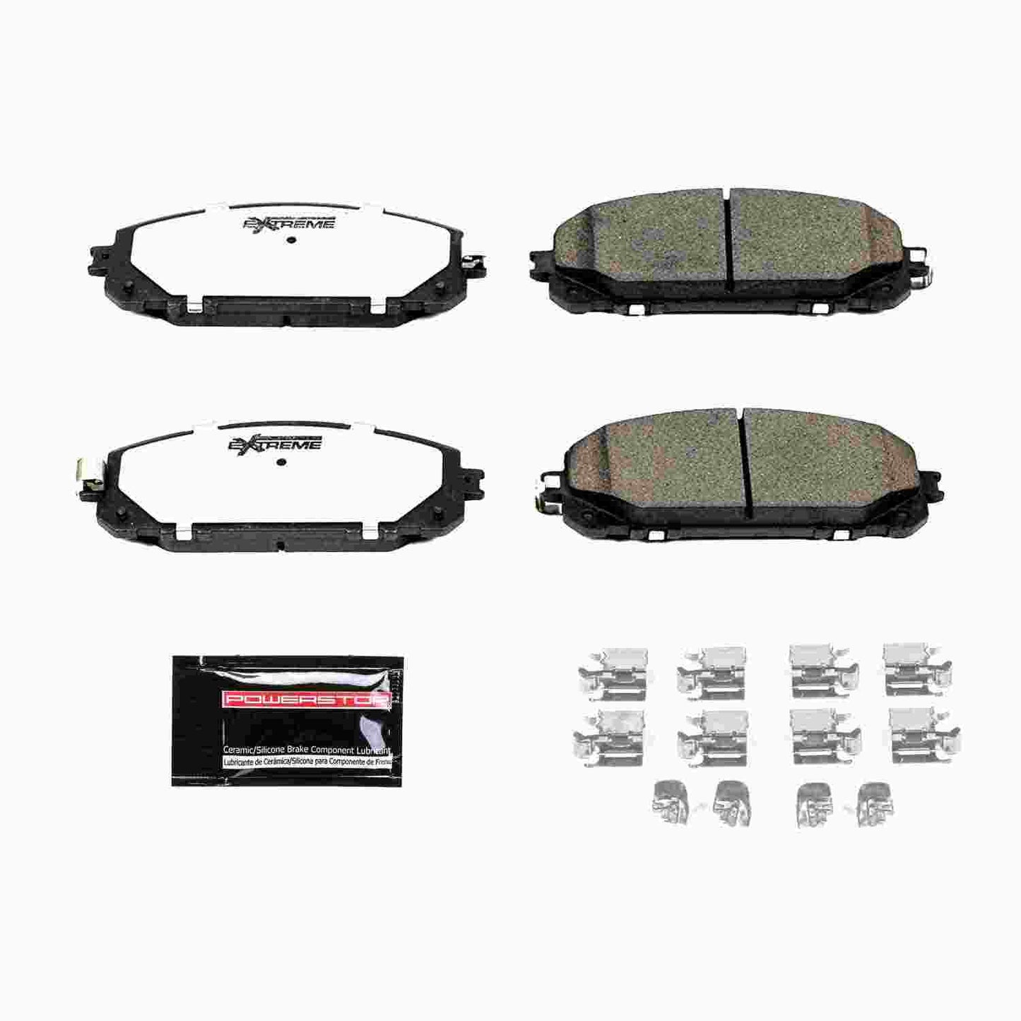 PowerStop Power Stop 14-15 Jeep Cherokee Front Z36 Truck & Tow Brake Pads w/Hardware Z36-1709