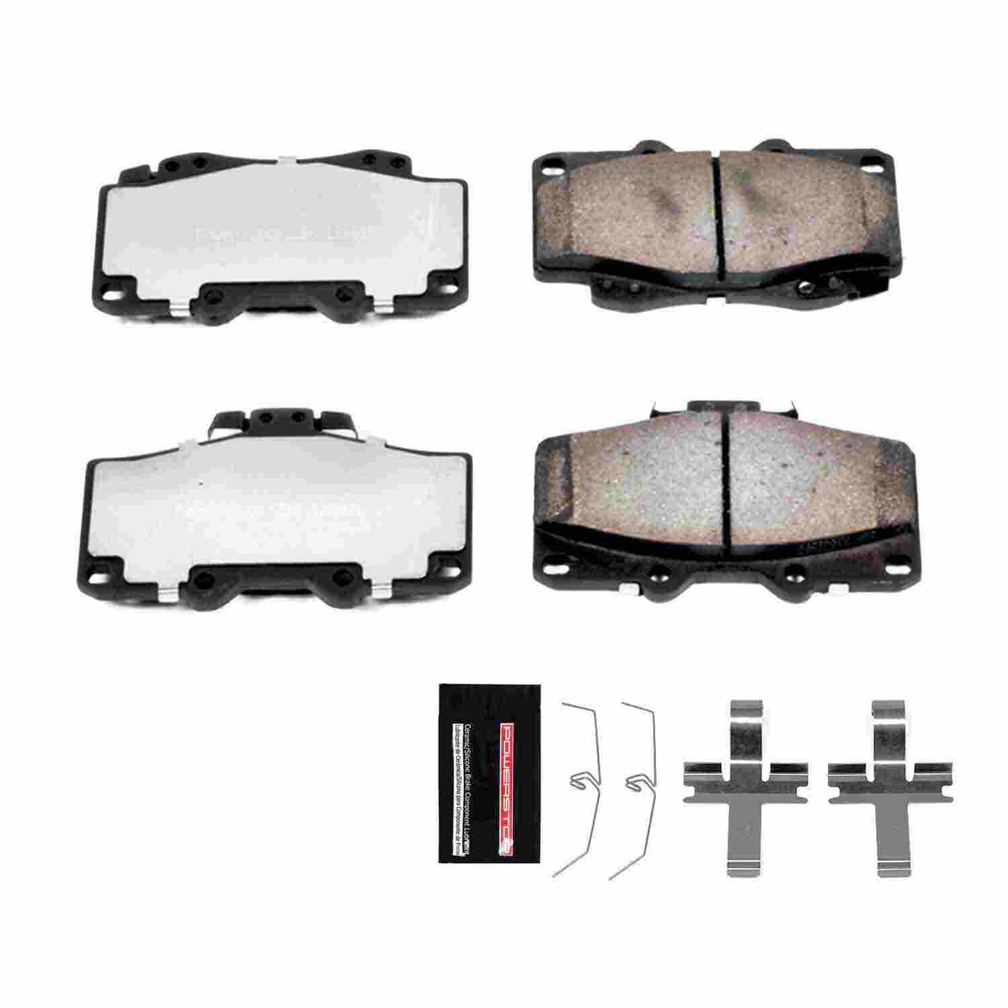 PowerStop Power Stop 96-02 Toyota 4Runner Front Z36 Truck & Tow Brake Pads w/Hardware Z36-436