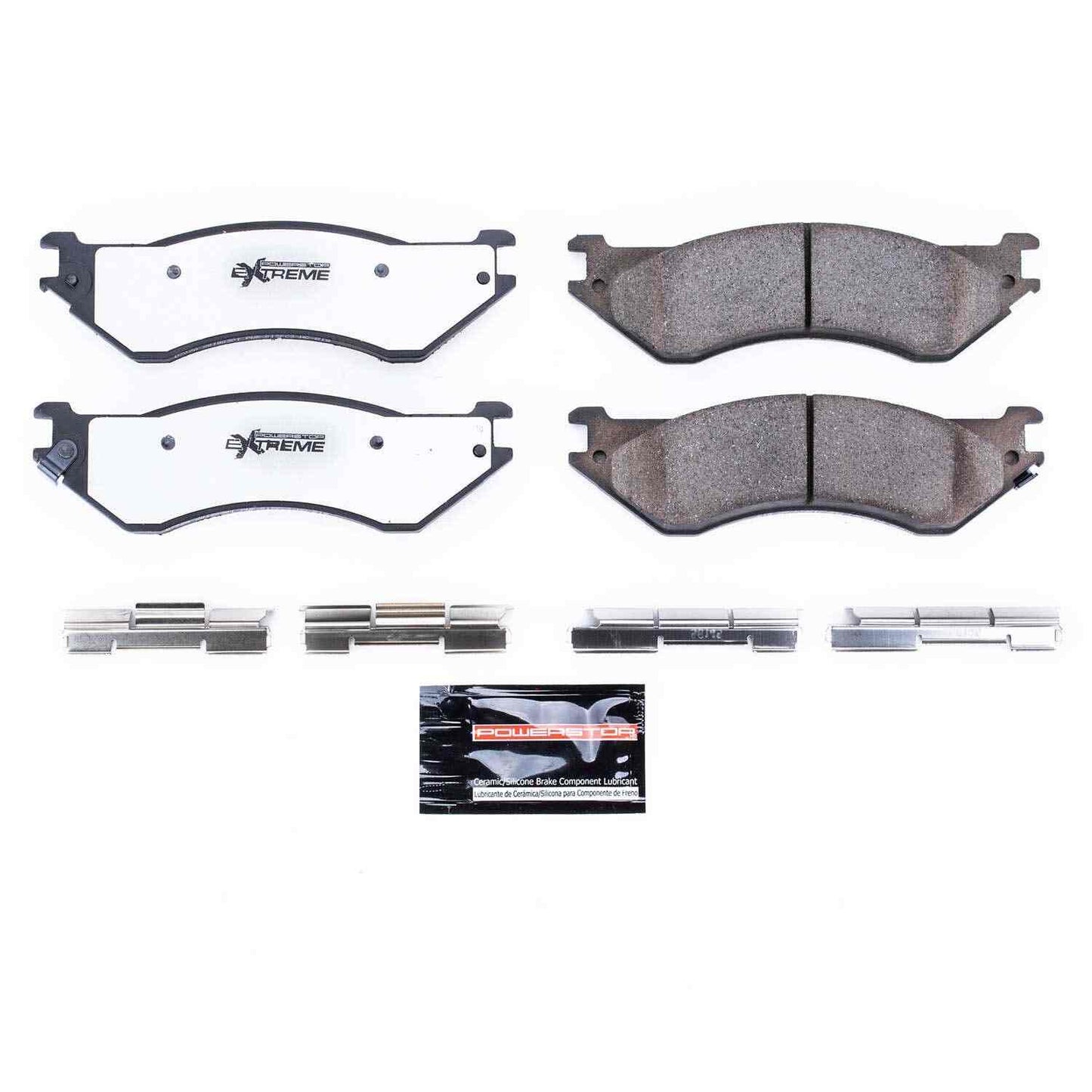 PowerStop Power Stop 01-08 Dodge Ram 2500 Rear Z36 Truck & Tow Brake Pads w/Hardware Z36-702A