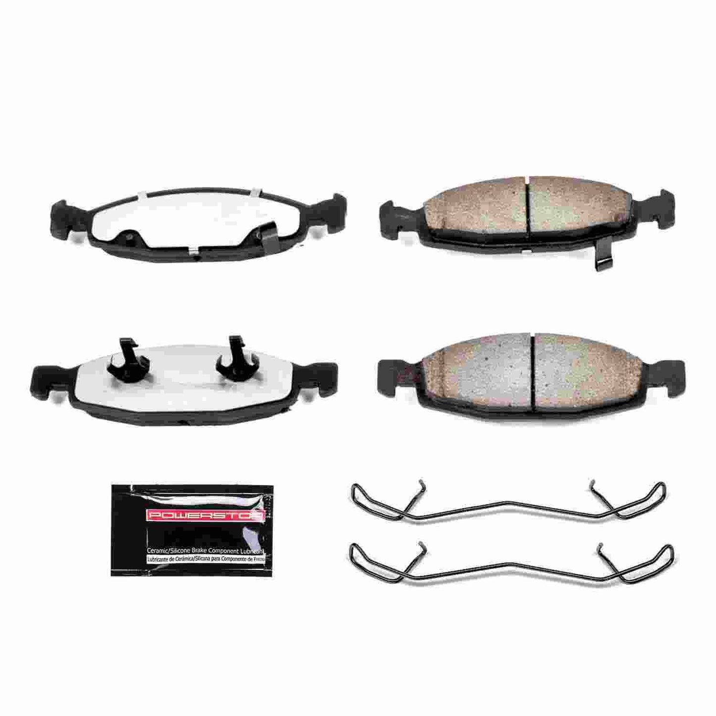 PowerStop Power Stop 99-03 Jeep Grand Cherokee Front Z36 Truck & Tow Brake Pads w/Hardware Z36-790