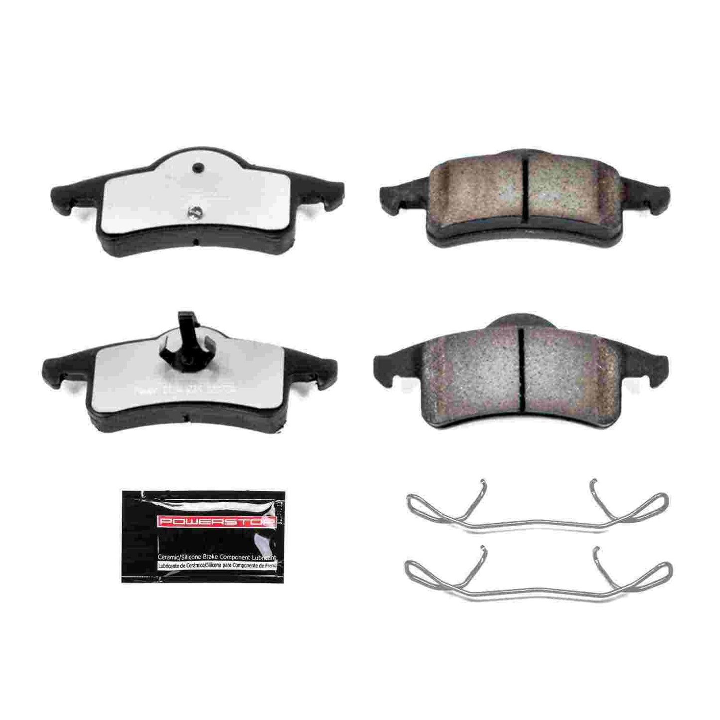 PowerStop Power Stop 99-04 Jeep Grand Cherokee Rear Z36 Truck & Tow Brake Pads w/Hardware Z36-791