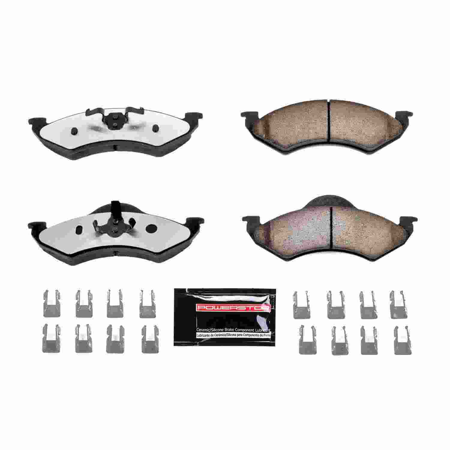 PowerStop Power Stop 00-02 Dodge Dakota Front Z36 Truck & Tow Brake Pads w/Hardware Z36-820