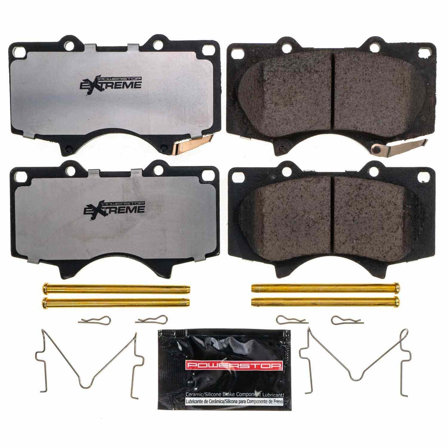 PowerStop Power Stop 10-19 Lexus GX460 Front Z36 Truck & Tow Brake Pads w/Hardware Z36-976