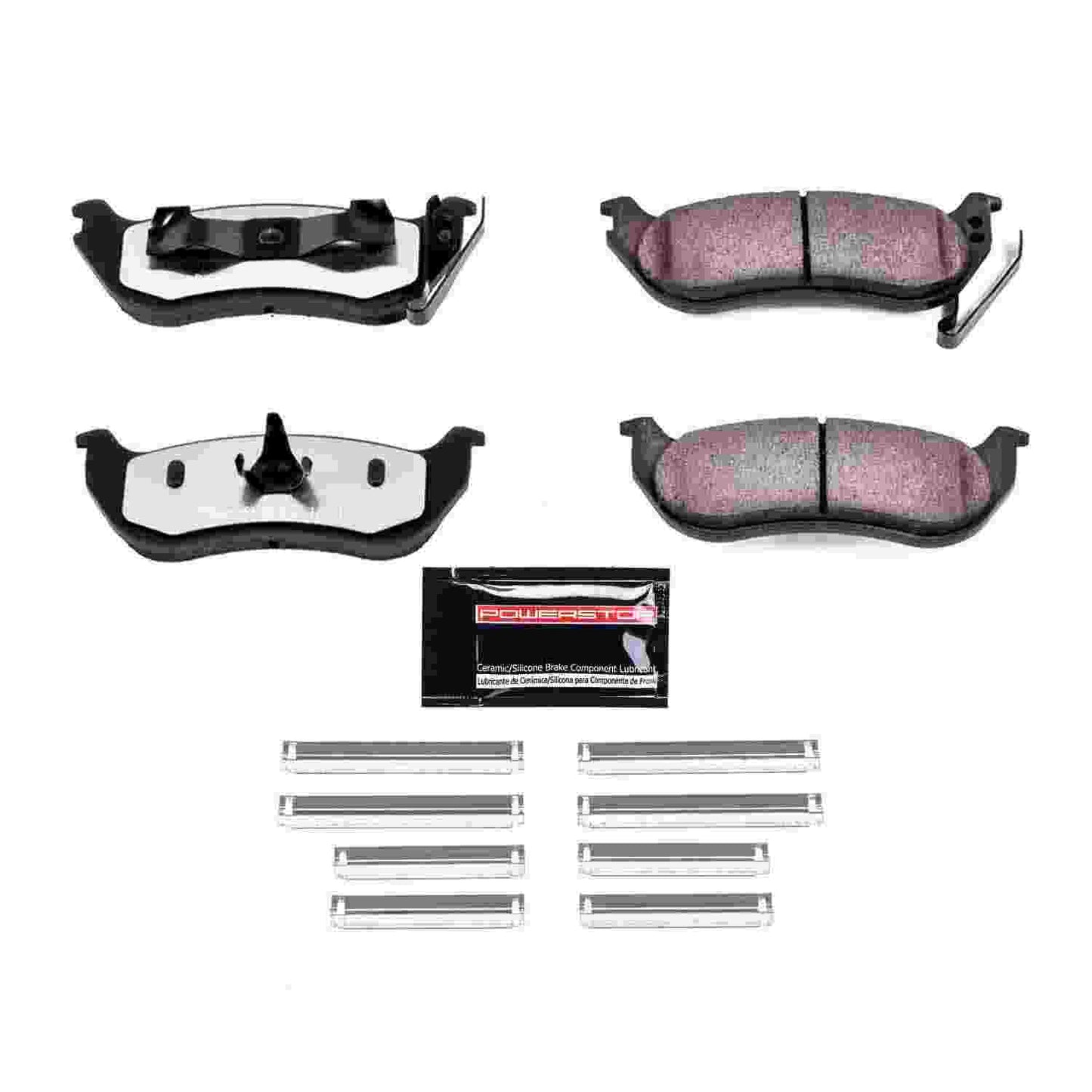 PowerStop Power Stop 03-07 Jeep Liberty Rear Z36 Truck & Tow Brake Pads w/Hardware Z36-981