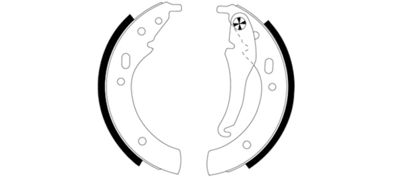 Hella Pagid Drum Brake Shoe 355000121
