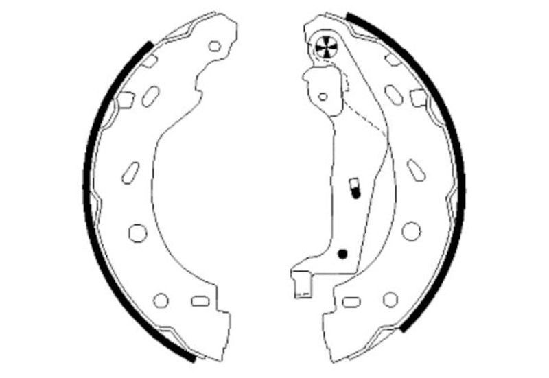 Hella Pagid Drum Brake Shoe 355002421