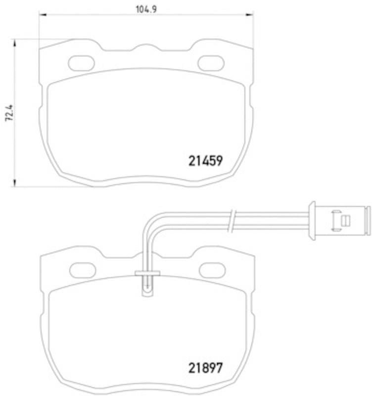 Hella Pagid Disc Brake Pad Set 355005841