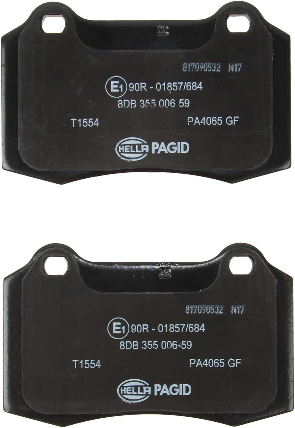 Hella Pagid Disc Brake Pad Set 355006591