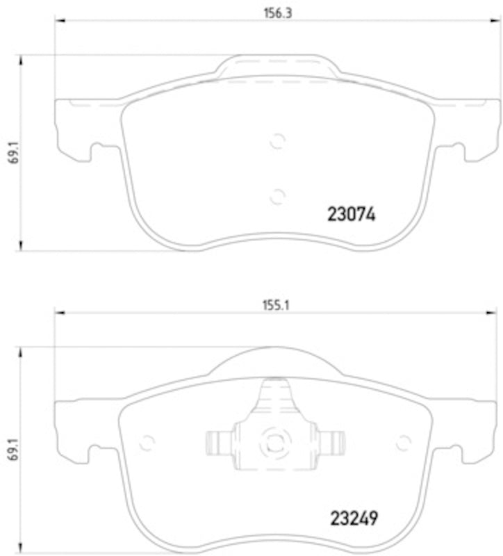 Hella Pagid Disc Brake Pad Set 355006851