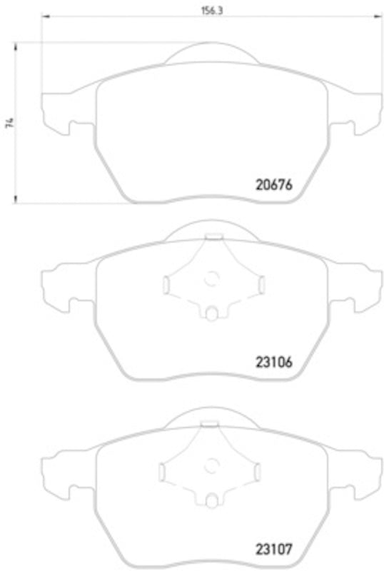 Hella Pagid Disc Brake Pad Set 355006921