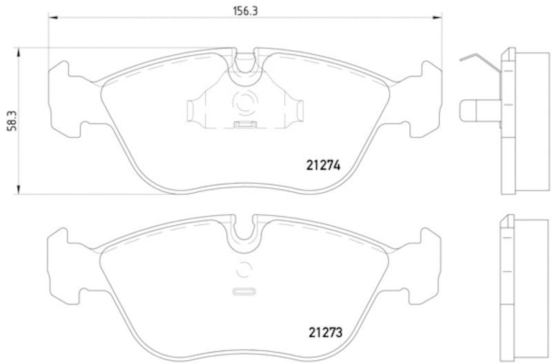 Hella Pagid Disc Brake Pad Set 355007721
