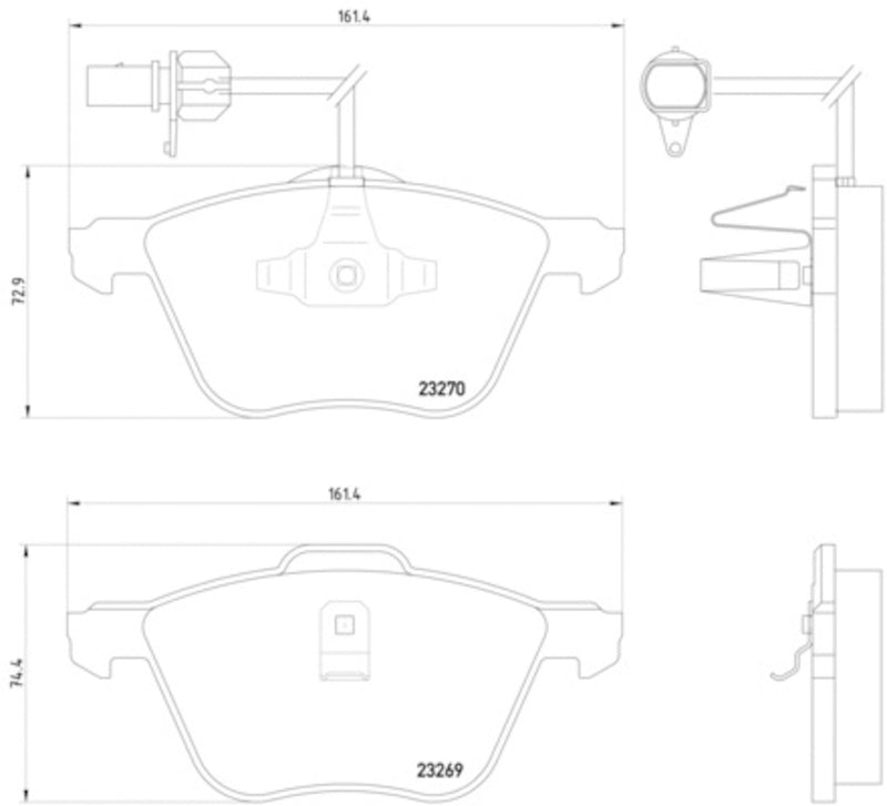 Hella Pagid Disc Brake Pad Set 355008921