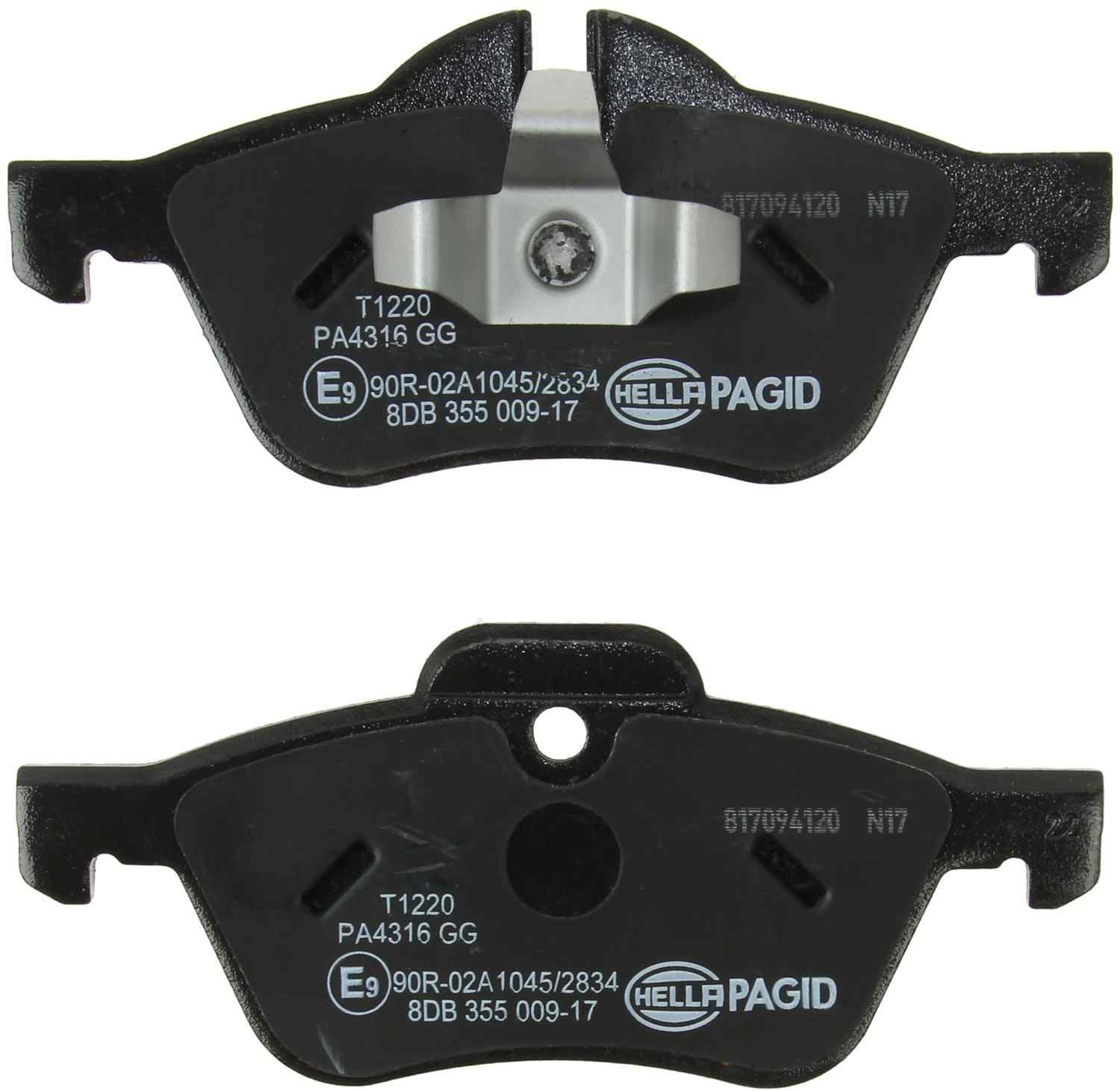 Hella Pagid Disc Brake Pad Set 355009171