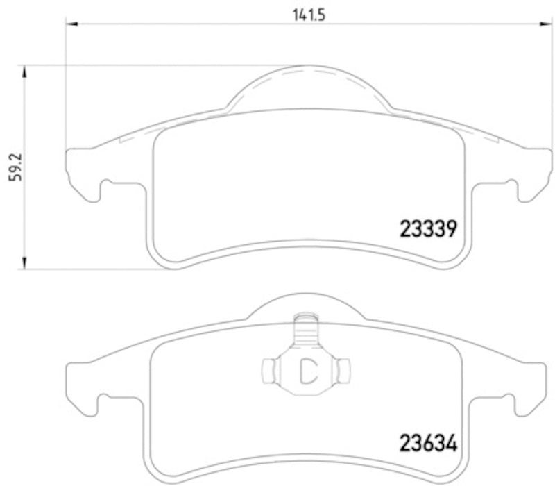 Hella Pagid Disc Brake Pad Set 355009891