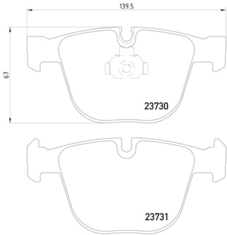 Hella Pagid Disc Brake Pad Set 355010751
