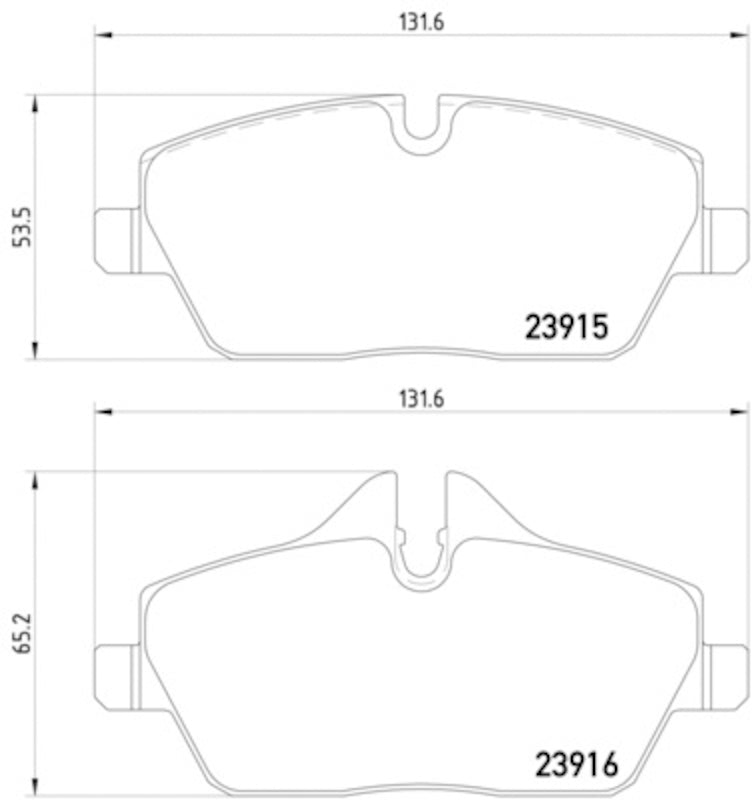 Hella Pagid Disc Brake Pad Set 355011261