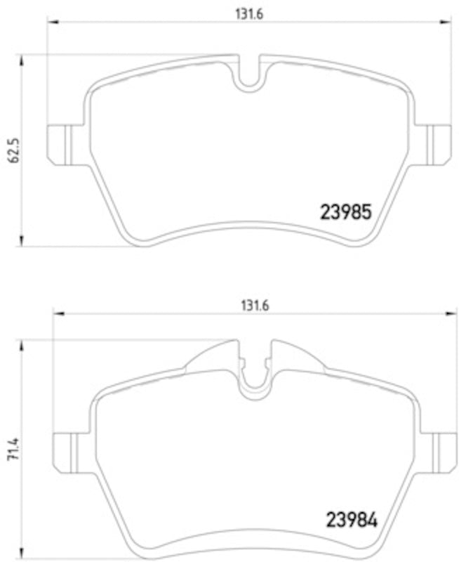 Hella Pagid Disc Brake Pad Set 355012341