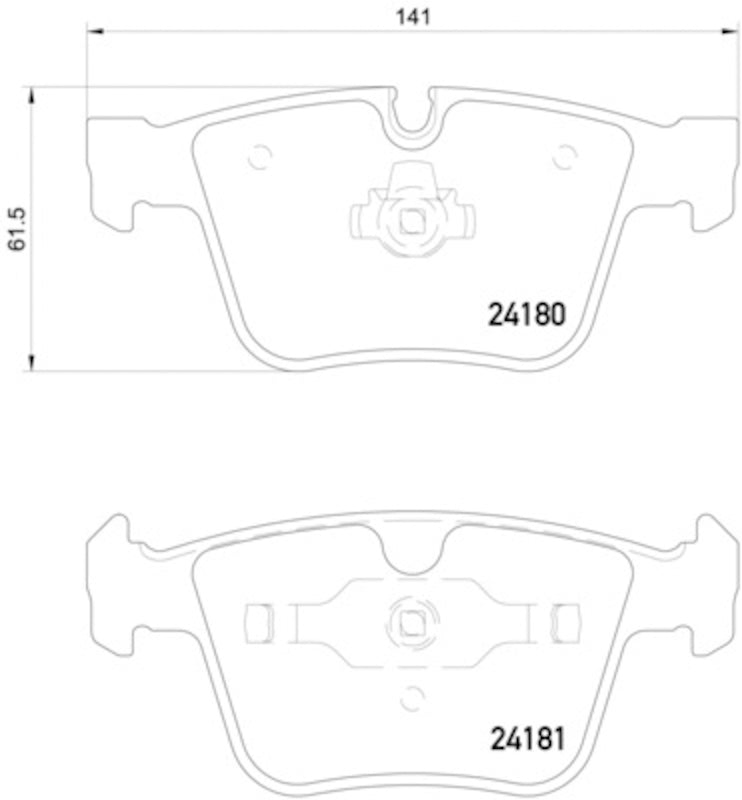 Hella Pagid Disc Brake Pad Set 355013641
