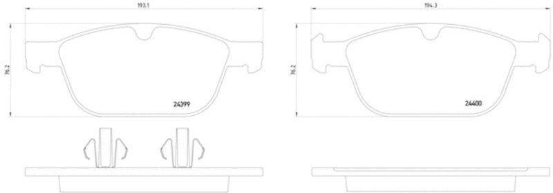 Hella Pagid Disc Brake Pad Set 355014541