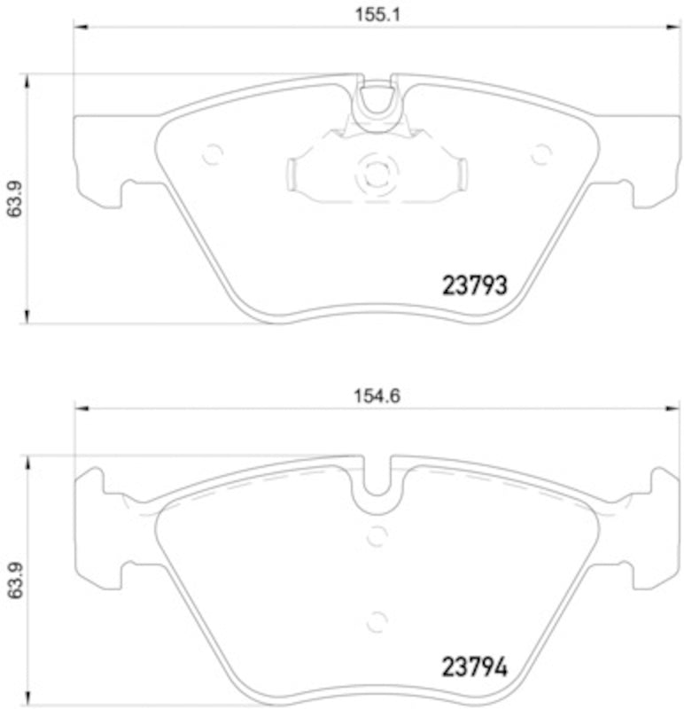 Hella Pagid Disc Brake Pad Set 355015031