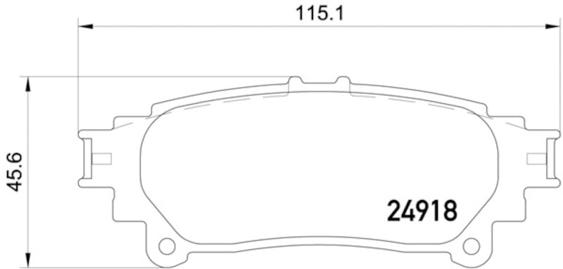 Hella Pagid Disc Brake Pad Set 355015371