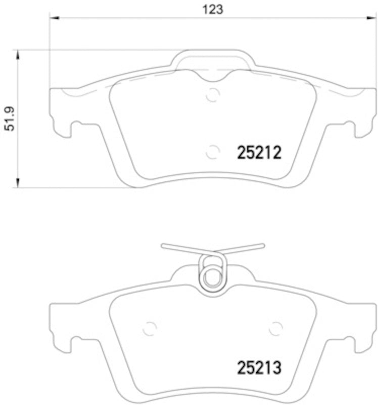 Hella Pagid Disc Brake Pad Set 355015761