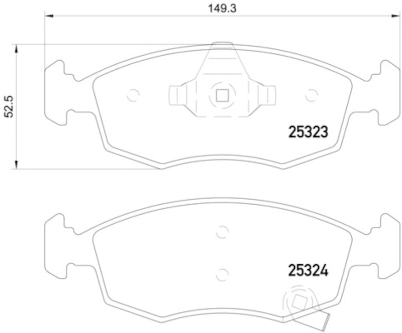 Hella Pagid Disc Brake Pad Set 355016231