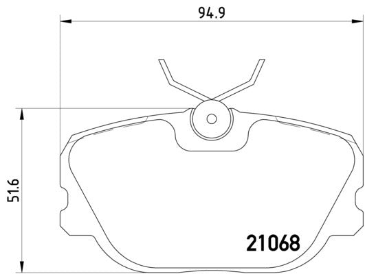 Hella Pagid Disc Brake Pad Set 355017761