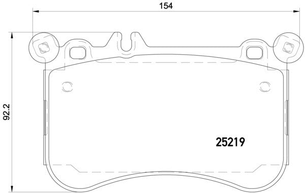 Hella Pagid Disc Brake Pad Set 355019611