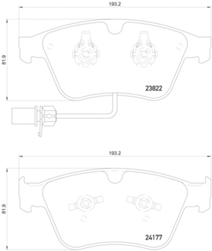 Hella Pagid Disc Brake Pad Set 355020441